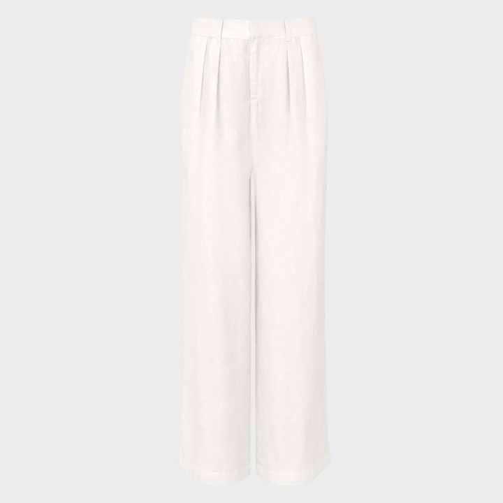 Ladies FC Linen Mix Trouser White from You Know Who's