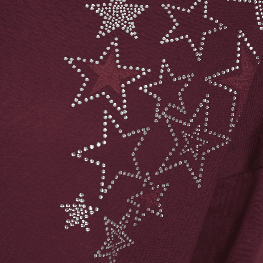 Ladies Fig Star Embellishment Sweater from You Know Who's