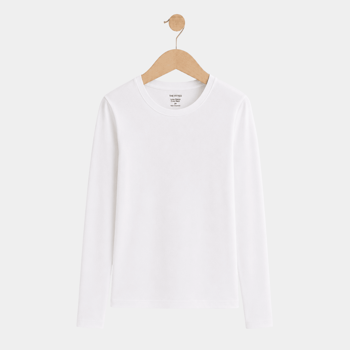 Ladies Fitted Long Sleeved Crew Neck Top from You Know Who's