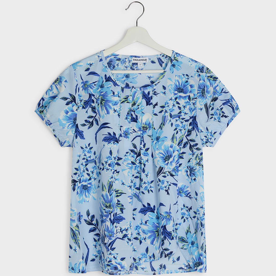 Ladies Floral Beaded Top from You Know Who's