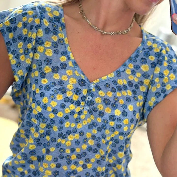 Ladies Floral Ditsy Top from You Know Who's