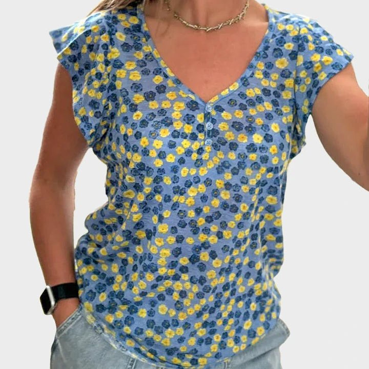 Ladies Floral Ditsy Top from You Know Who's