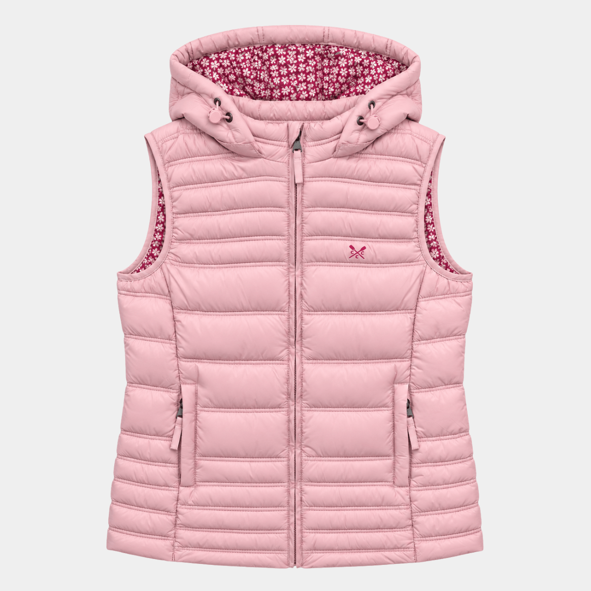 Ladies Floral Printed Crew Gilet from You Know Who's