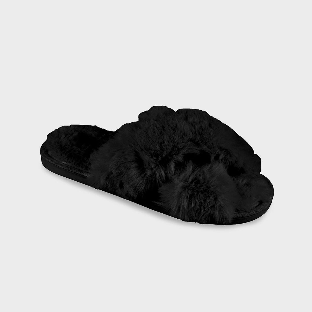 Cross fur slides discount