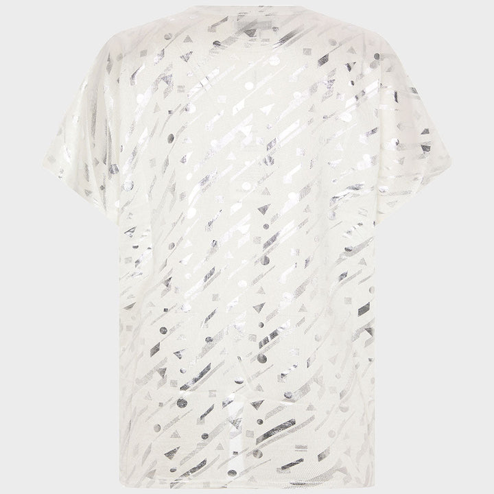 Ladies Foil Geometric Top from You Know Who's