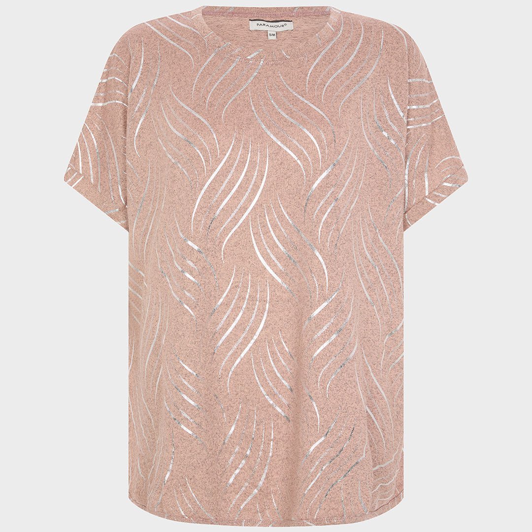 Ladies Foil Print Top from You Know Who's