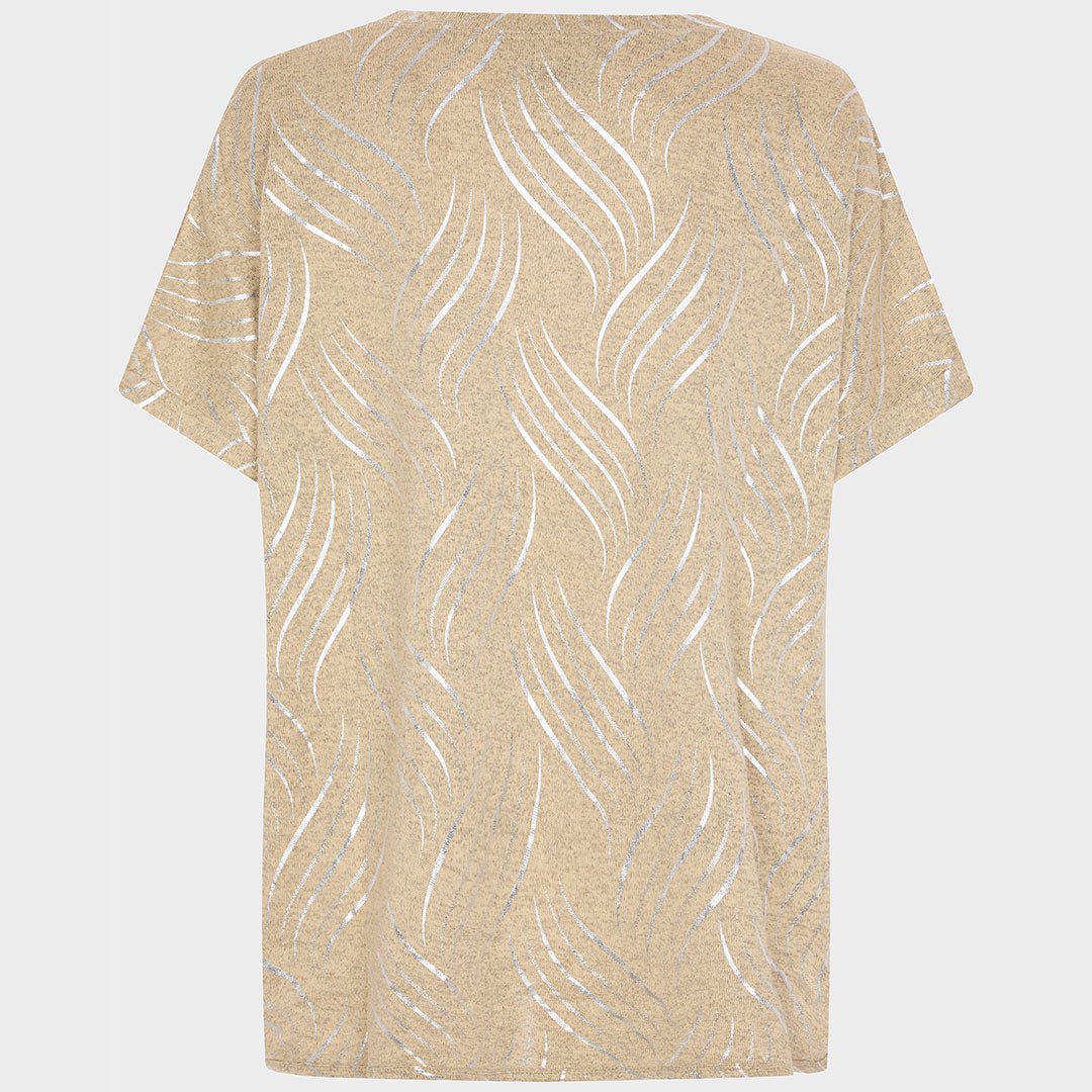 Ladies Foil Print Top from You Know Who's