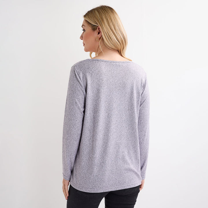 Ladies Foil Printed Top from You Know Who's