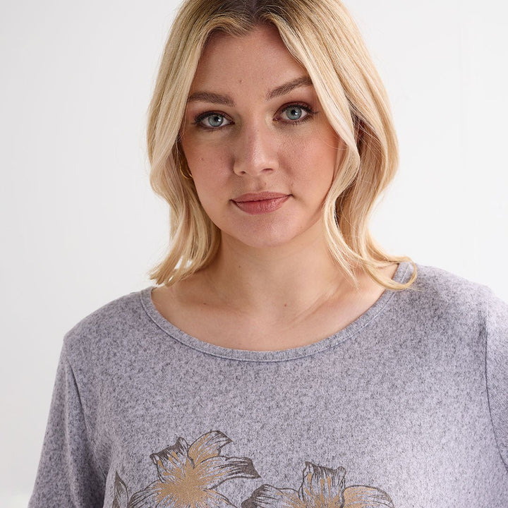 Ladies Foil Printed Top from You Know Who's