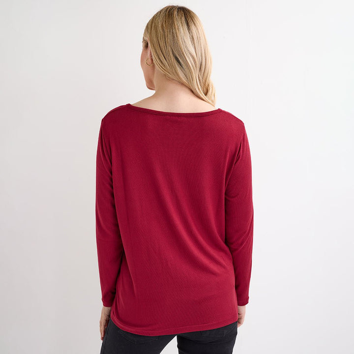 Ladies Foil Printed Top from You Know Who's
