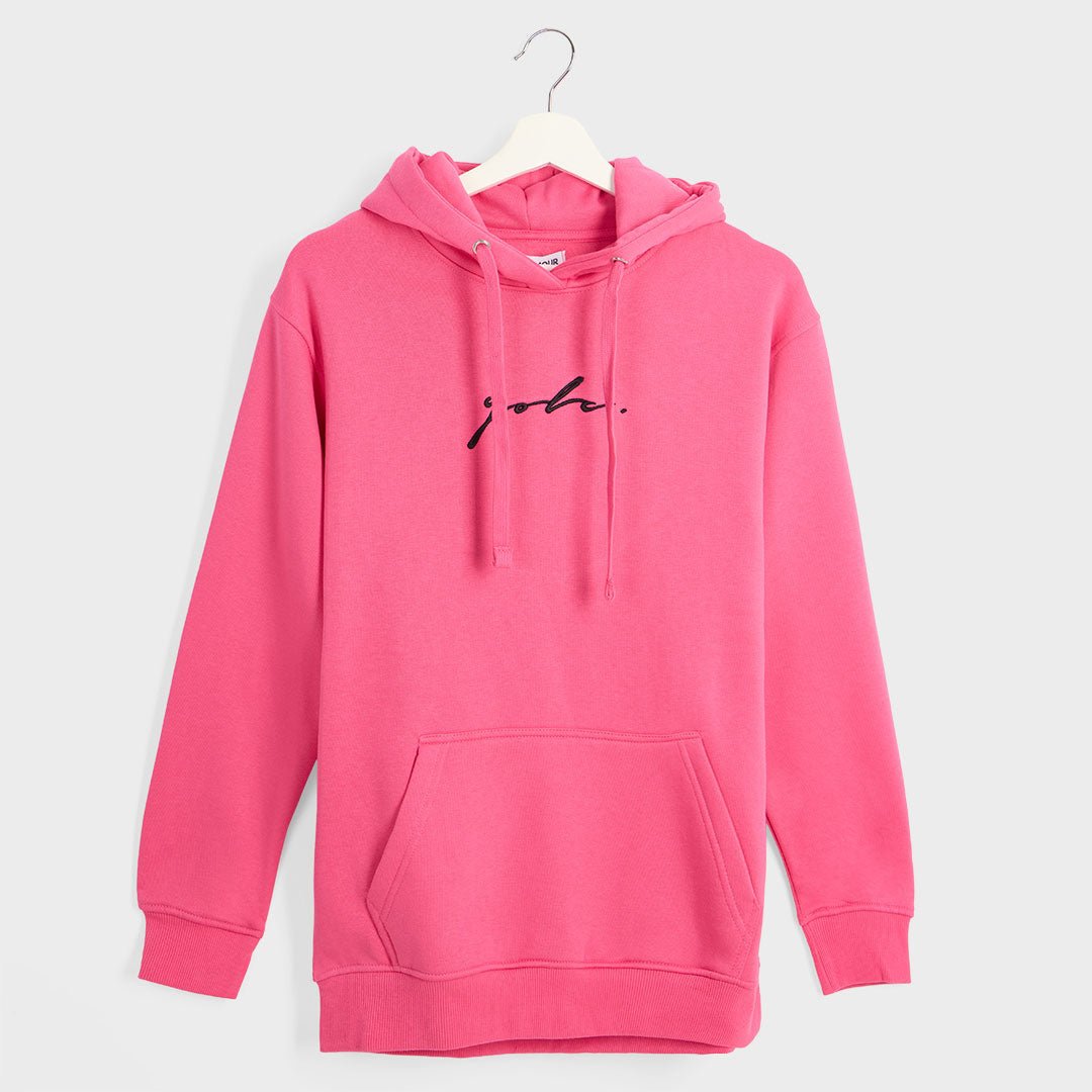 Ladies Fuchsia YOLO Slogan Hoodie from You Know Who's