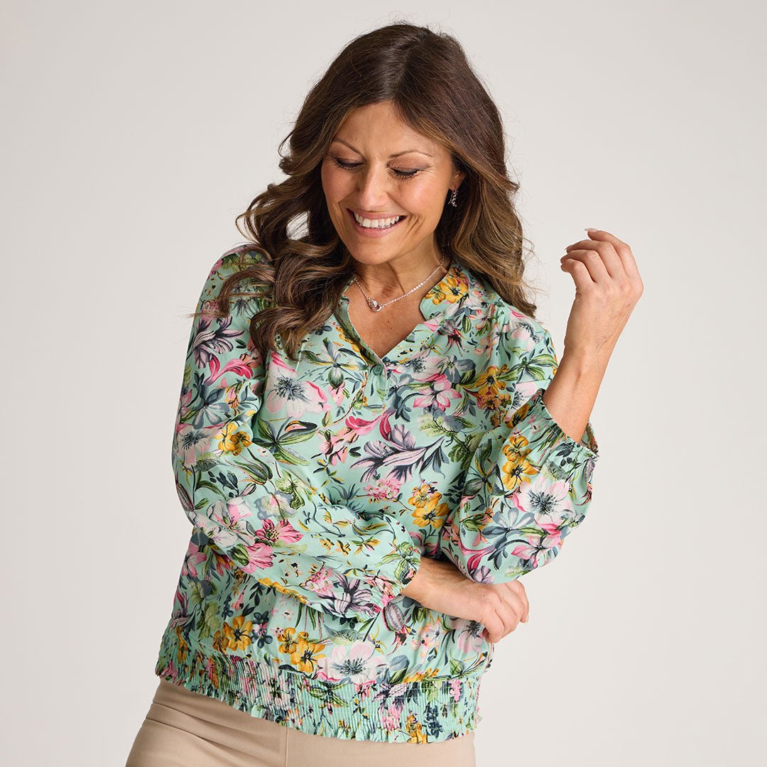 Ladies Gathered Hem Top from You Know Who's