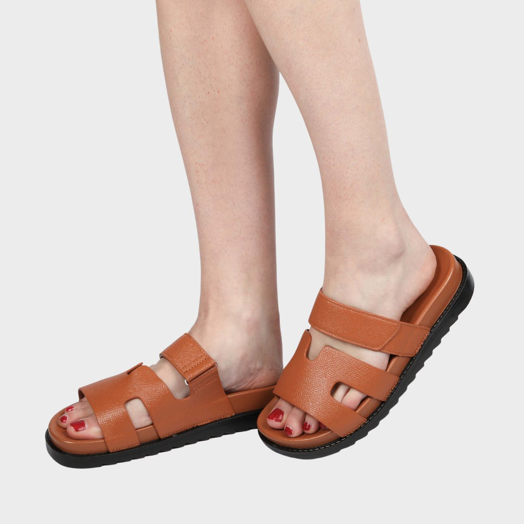 Ladies Geo Strap Sandal from You Know Who's