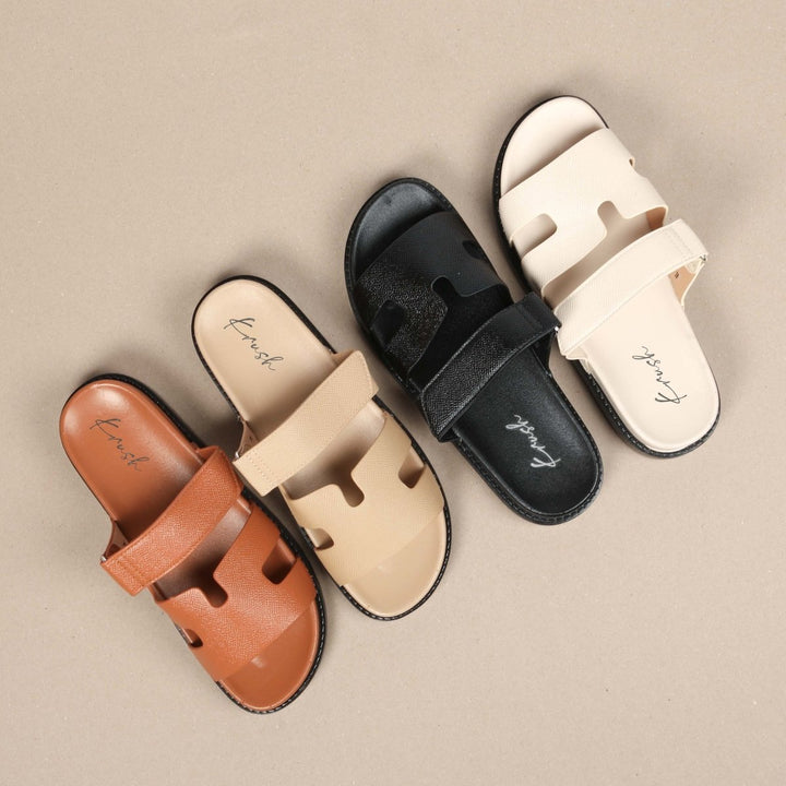 Ladies Geo Strap Sandal from You Know Who's