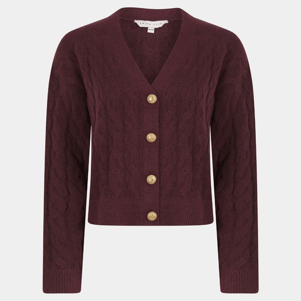 Ladies Gold Button Stripe Cardi from You Know Who's