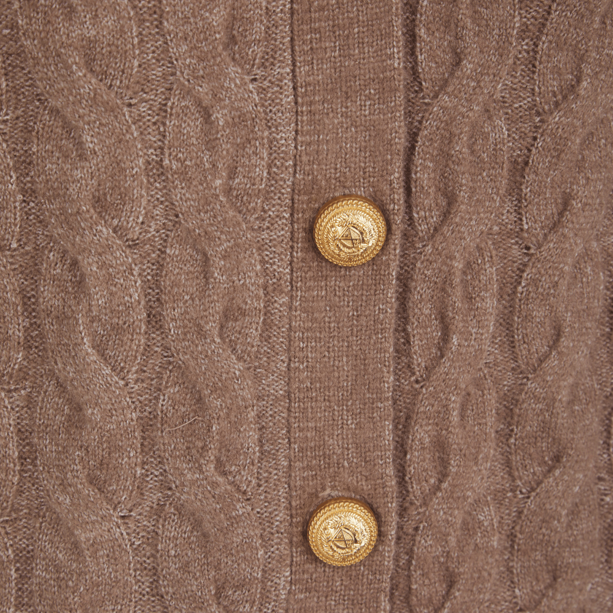 Ladies Gold Button Stripe Cardi from You Know Who's