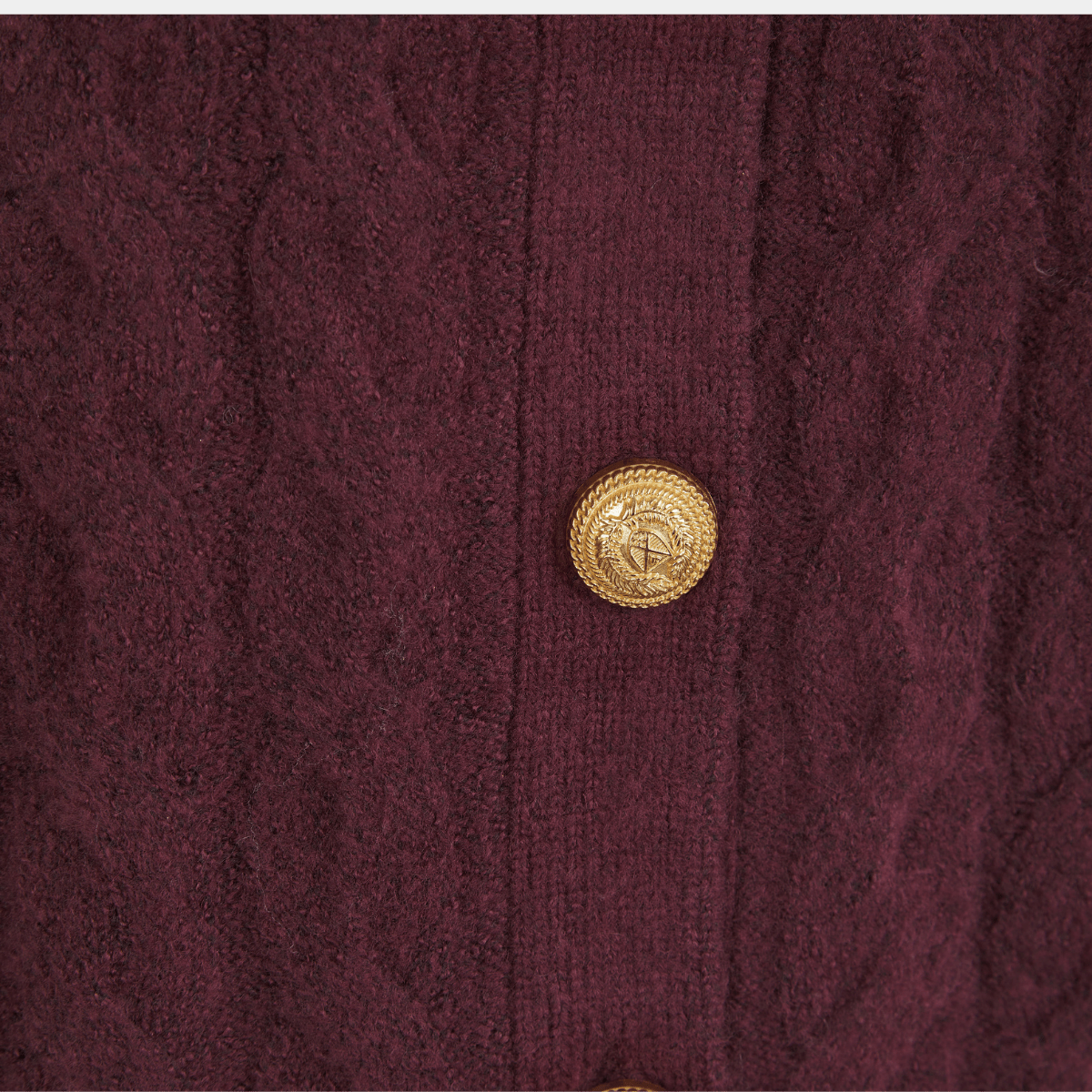 Ladies Gold Button Stripe Cardi from You Know Who's