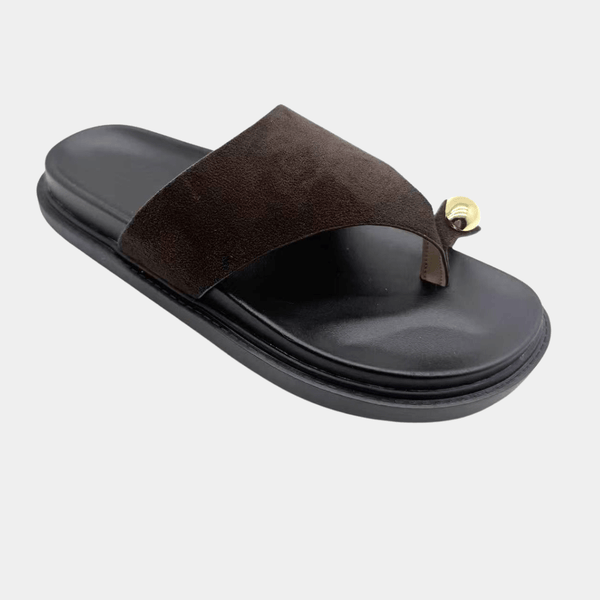 Ladies Gold Toe Trim Slider from You Know Who's