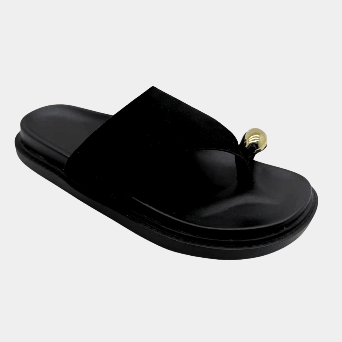 Ladies Gold Toe Trim Slider from You Know Who's