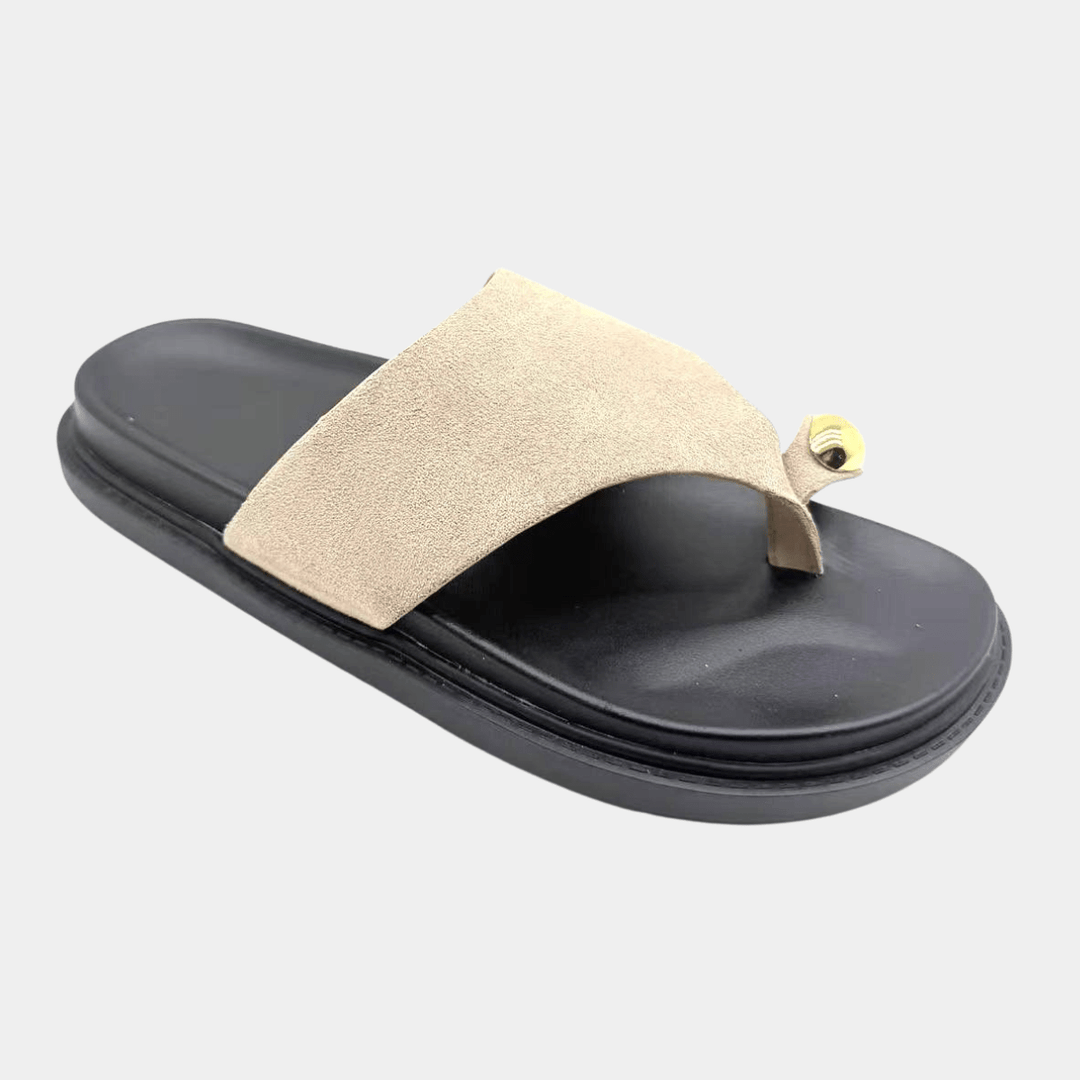 Ladies Gold Toe Trim Slider from You Know Who's