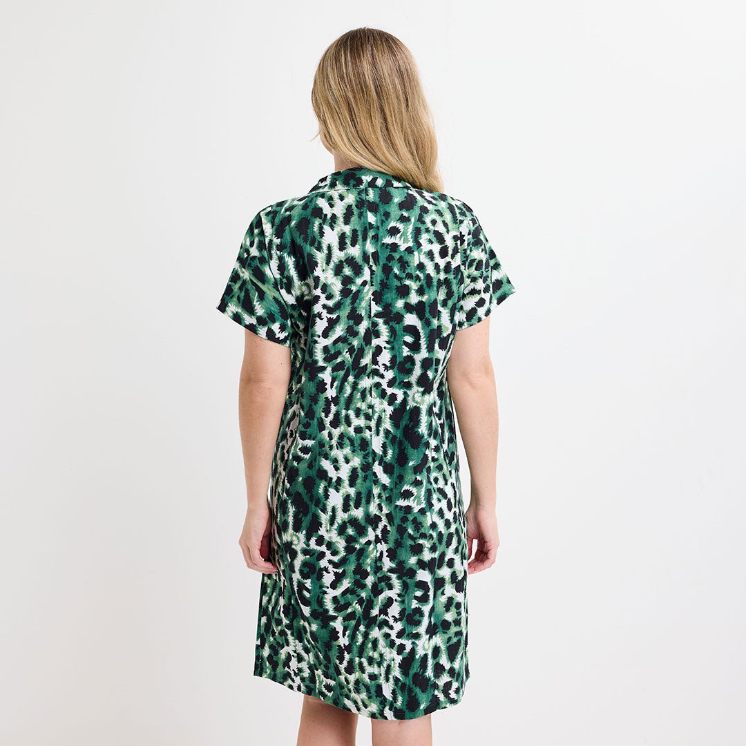 Ladies Green Animal Printed Dress from You Know Who's