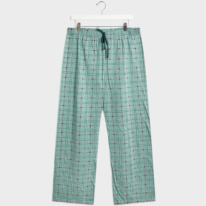 Ladies Green Check PJ Bottoms from You Know Who's