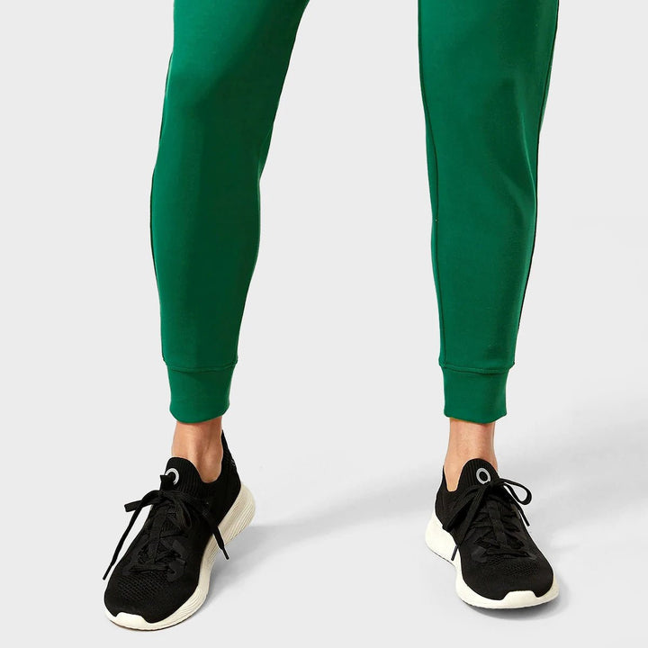 Ladies Green Cuffed Joggers from You Know Who's