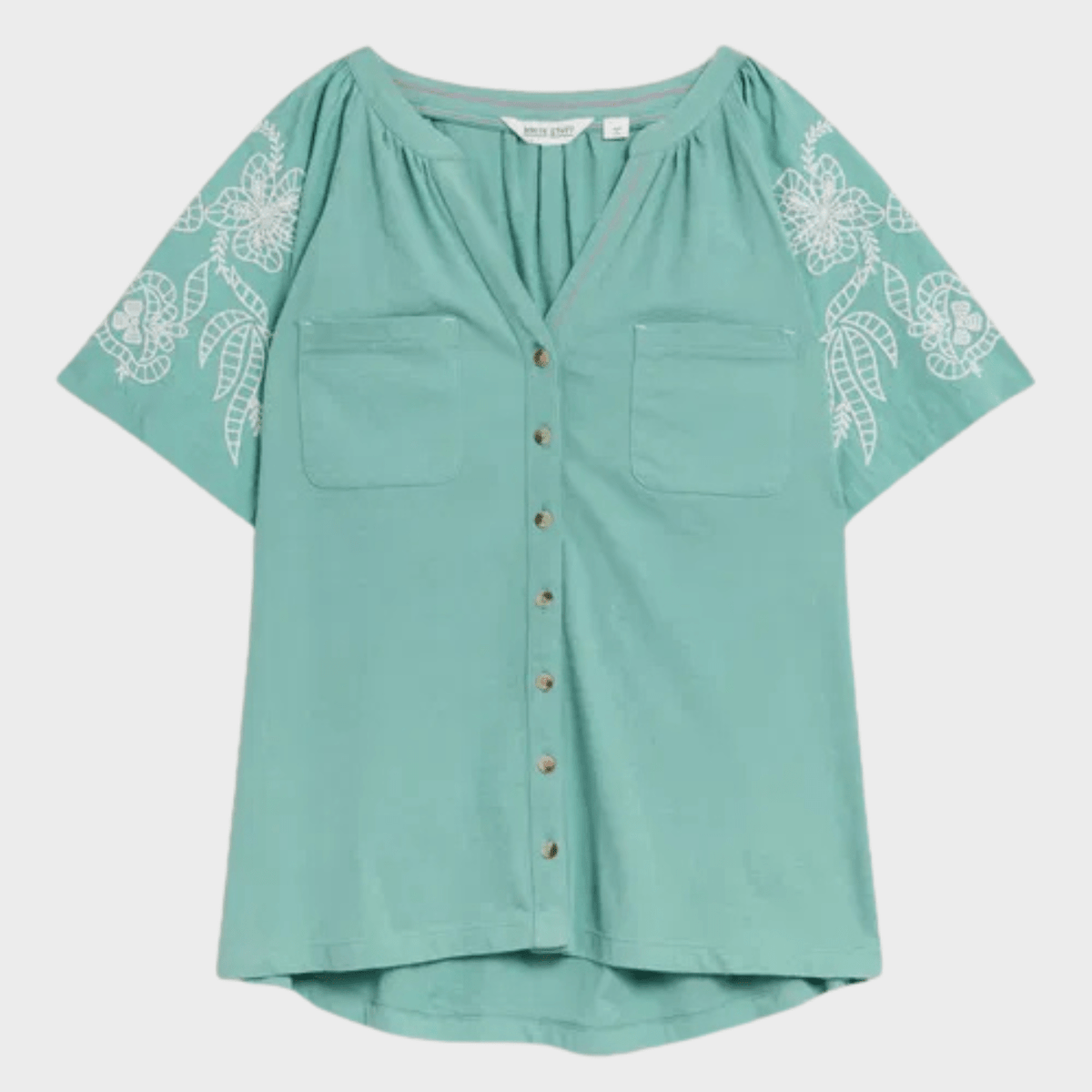 Ladies Green Embroidered Top from You Know Who's