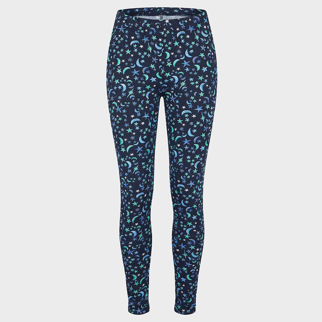 Ladies Green Moon Star PJ Bottoms from You Know Who's