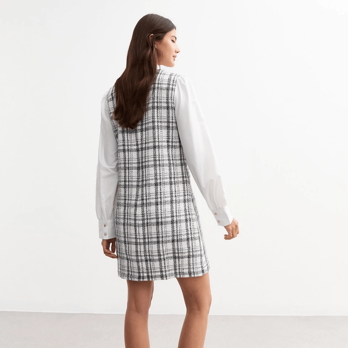 Ladies Grey Boucle Dress from You Know Who's
