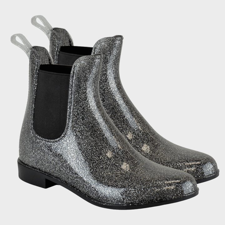 Ladies Grey Glitter Wellies from You Know Who's