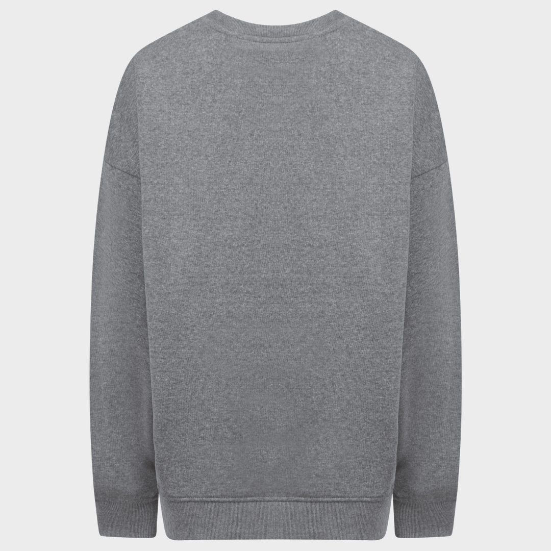 Ladies Grey Marl Embellishment Sweater from You Know Who's