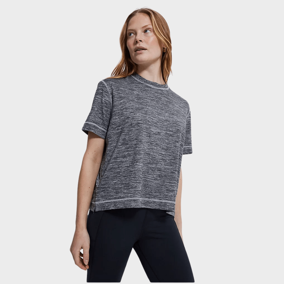 Ladies Grey Marl Sports Top from You Know Who's