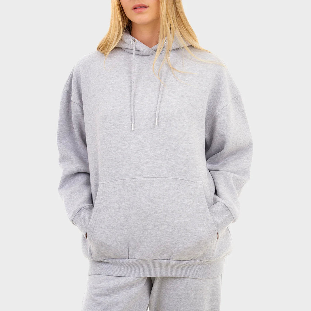 Ladies Grey Oversized Hoodie from You Know Who's