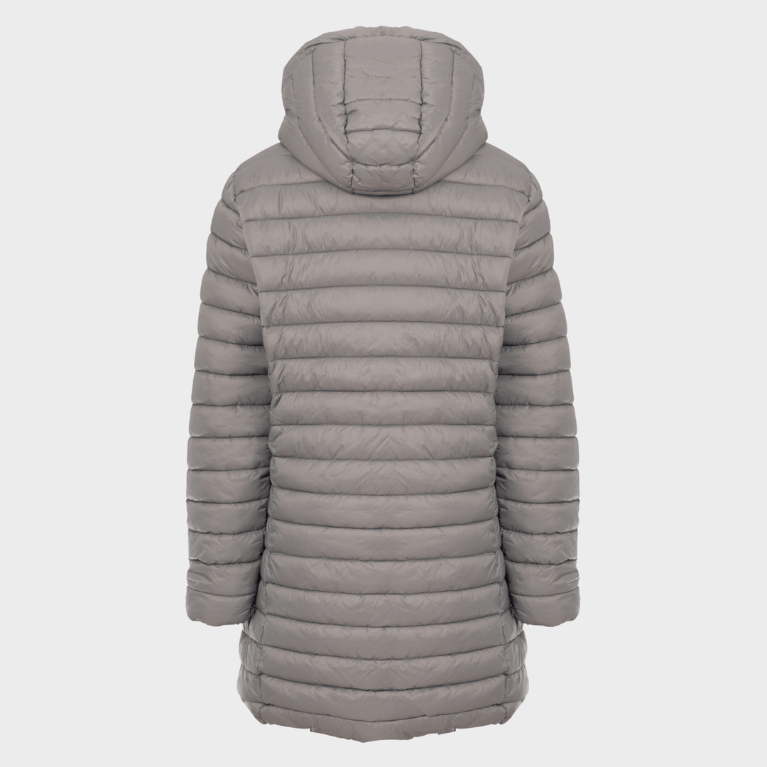 Ladies Grey Quilted Coat from You Know Who's
