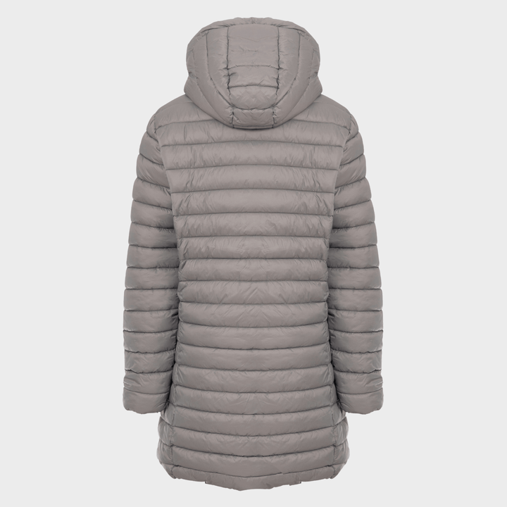 Ladies Grey Quilted Coat from You Know Who's