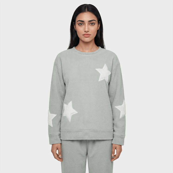 Ladies Grey Star Lounge Set from You Know Who's