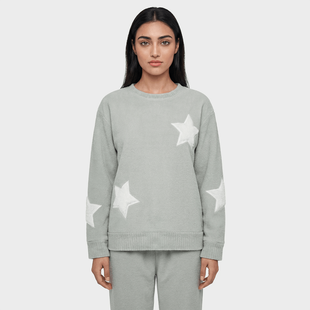 Ladies Grey Star Lounge Set from You Know Who's