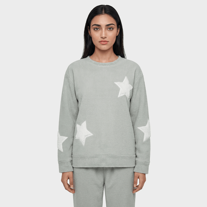 Ladies Grey Star Lounge Set from You Know Who's