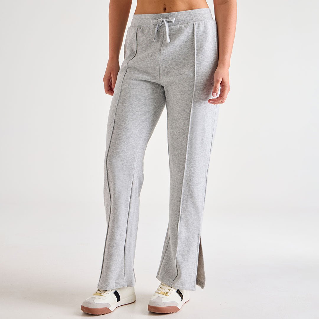 Ladies Grey Wide Leg Jogger from You Know Who's