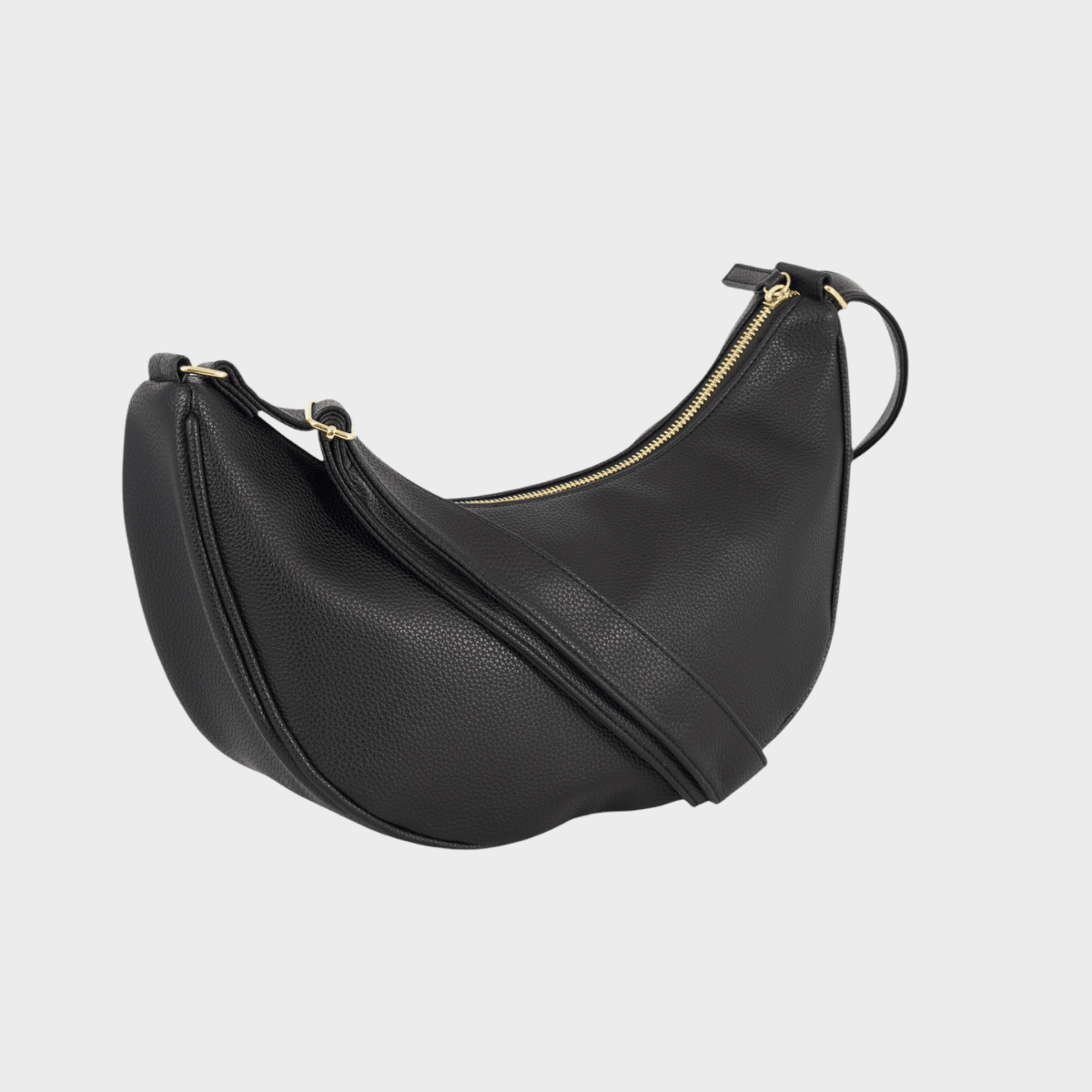 Ladies Half Moon Bag Black from You Know Who's