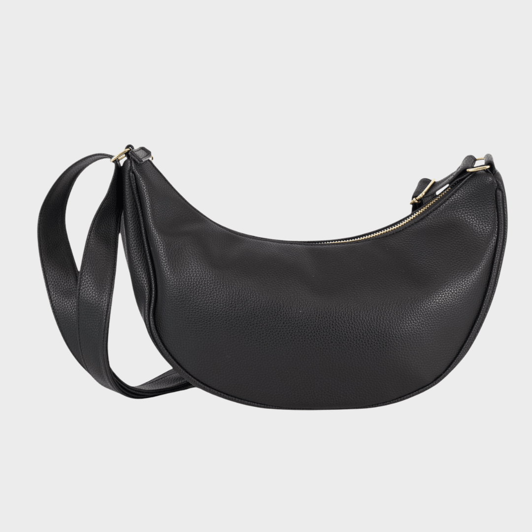 Ladies Half Moon Bag Black from You Know Who's
