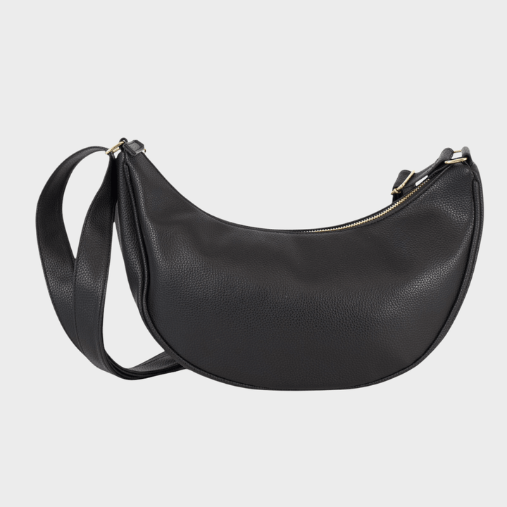 Ladies Half Moon Bag Black from You Know Who's