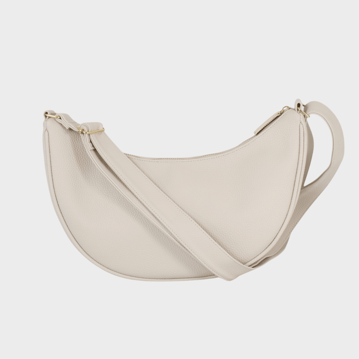 Ladies Half Moon Bag Cream from You Know Who's