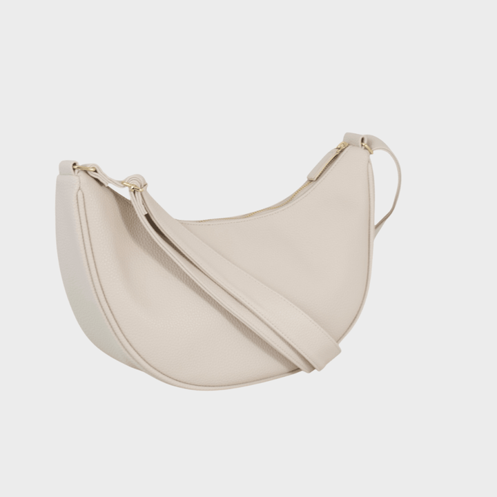 Ladies Half Moon Bag Cream from You Know Who's