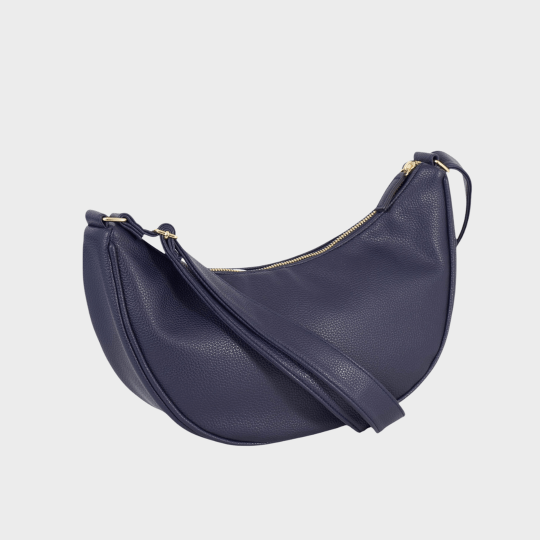 Ladies Half Moon Bag Navy from You Know Who's