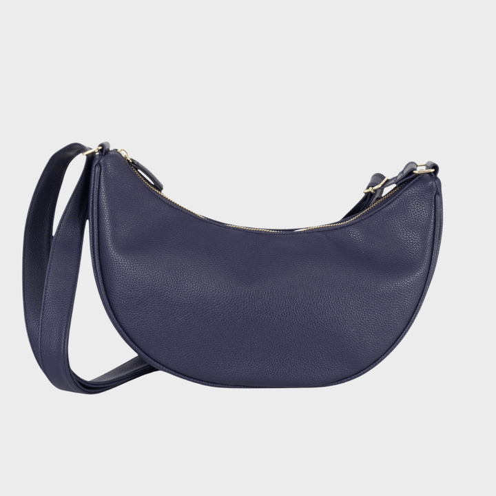 Ladies Half Moon Bag Navy from You Know Who's