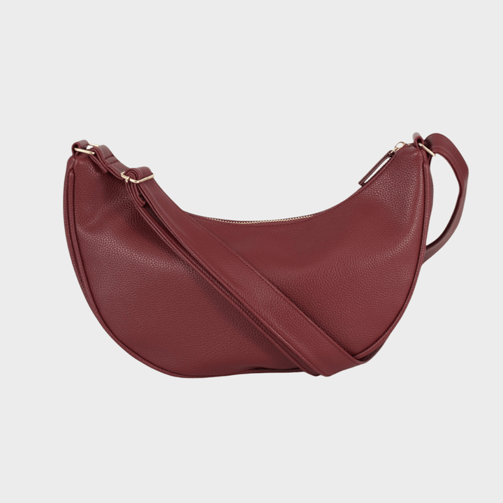 Ladies Half Moon Bag Wine from You Know Who's