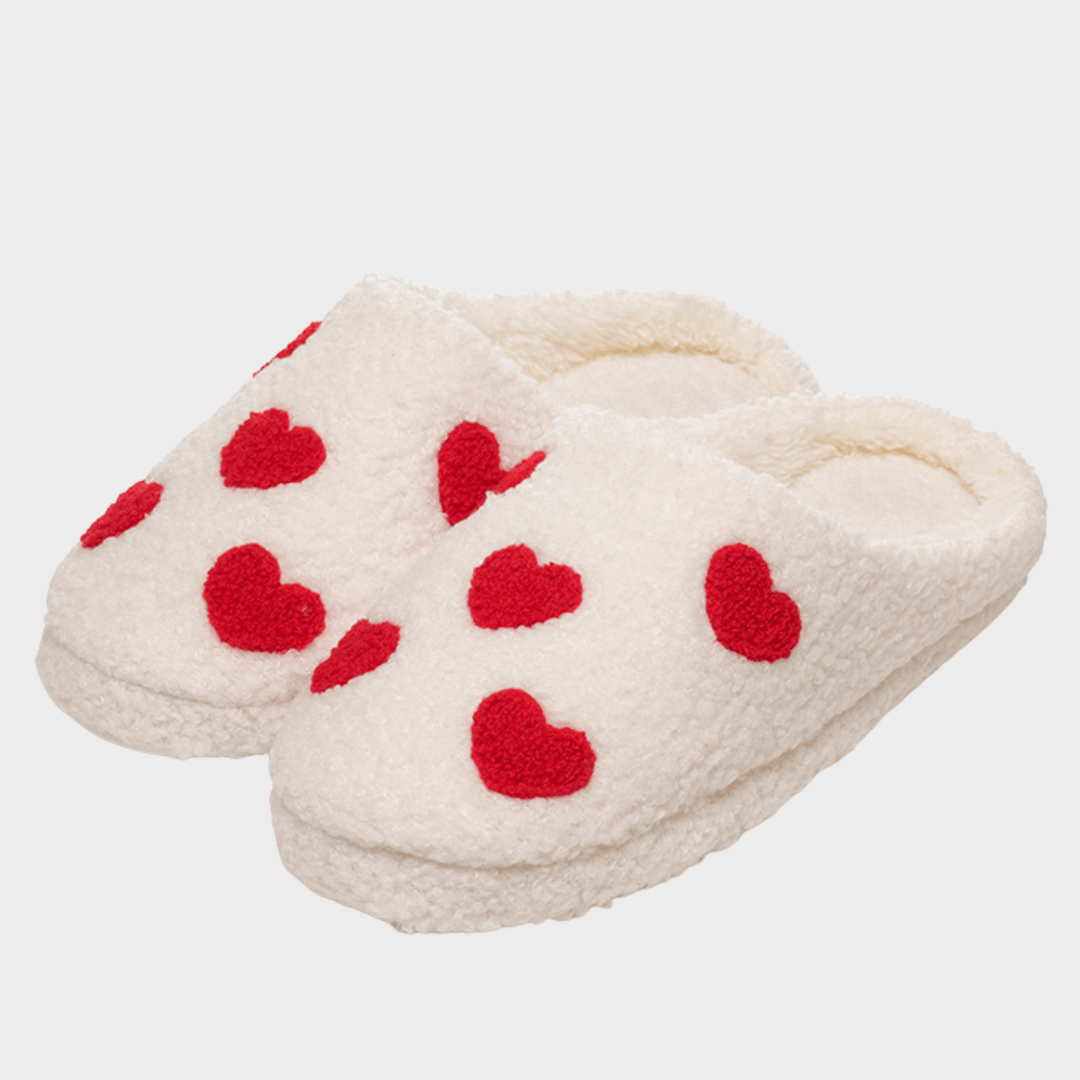 Ladies Heart Mule Slippers from You Know Who's
