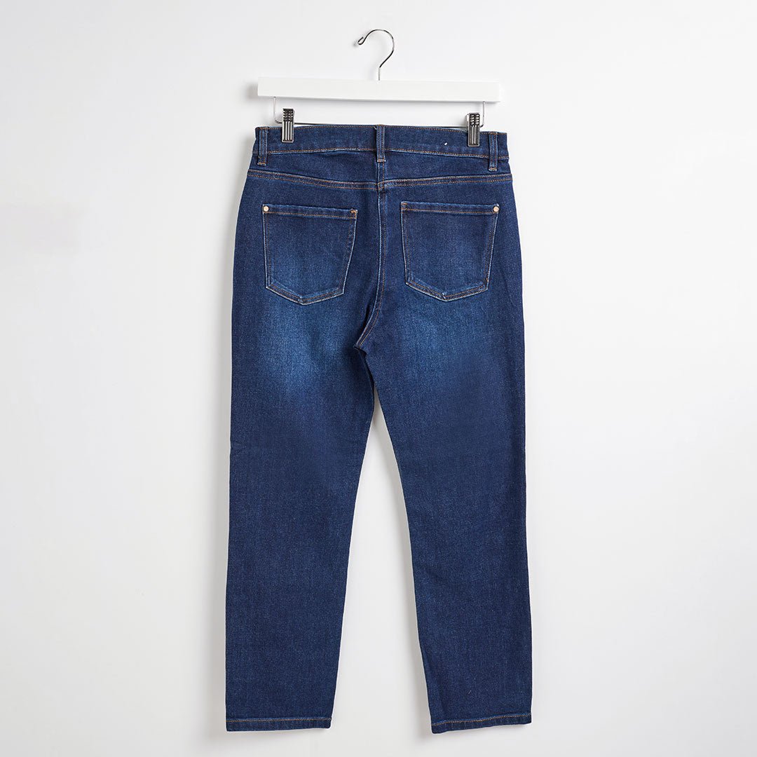 Ladies Indigo Slim Crop Jean from You Know Who's
